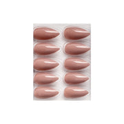 Glossy Solid Color Nails Sharp Almond(SPN605-SPN630)