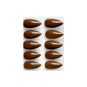 Glossy Solid Color Nails Sharp Almond(SPN605-SPN630)