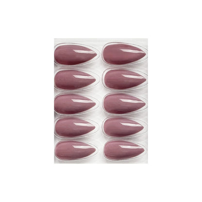 Glossy Solid Color Nails Sharp Almond(SPN631-SPN656) - Shills Professional