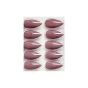 Glossy Solid Color Nails Sharp Almond(SPN631-SPN656) - Shills Professional