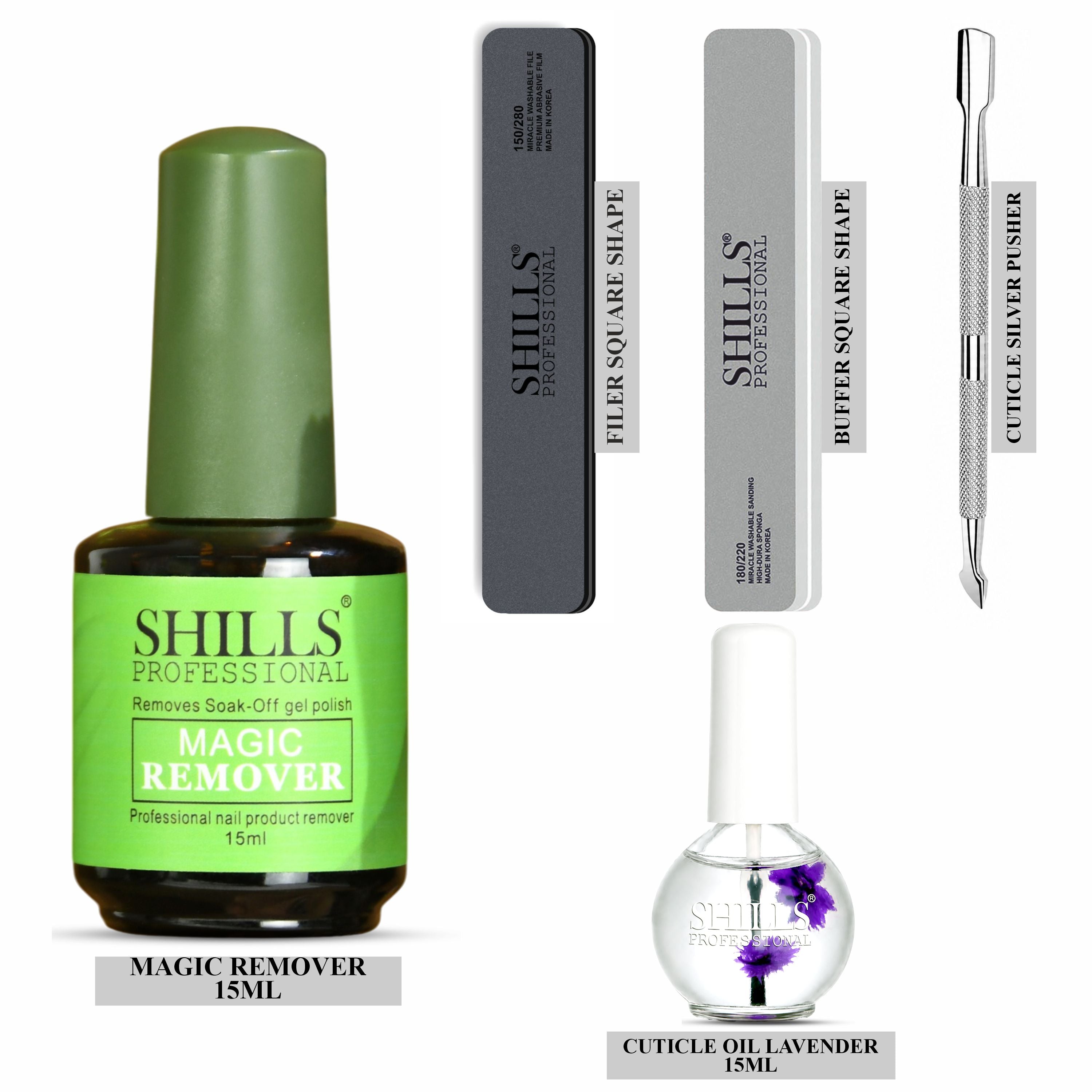 Gel Nail Removal Kit with Magic Remover