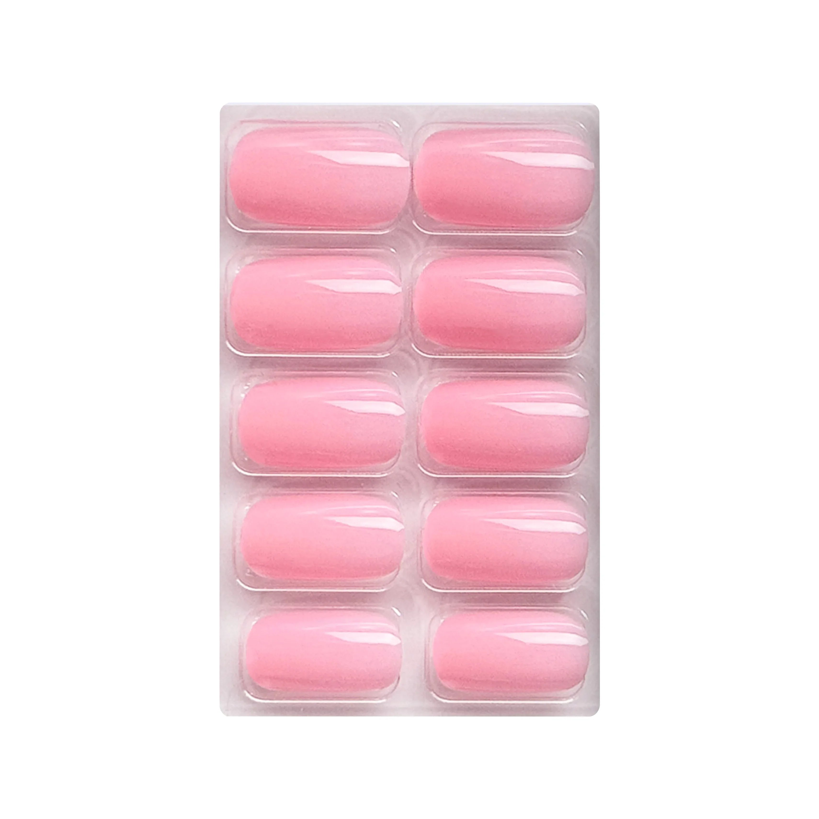 Glossy Solid Color Nails Square(SPN579-SPN604) - Shills Professional