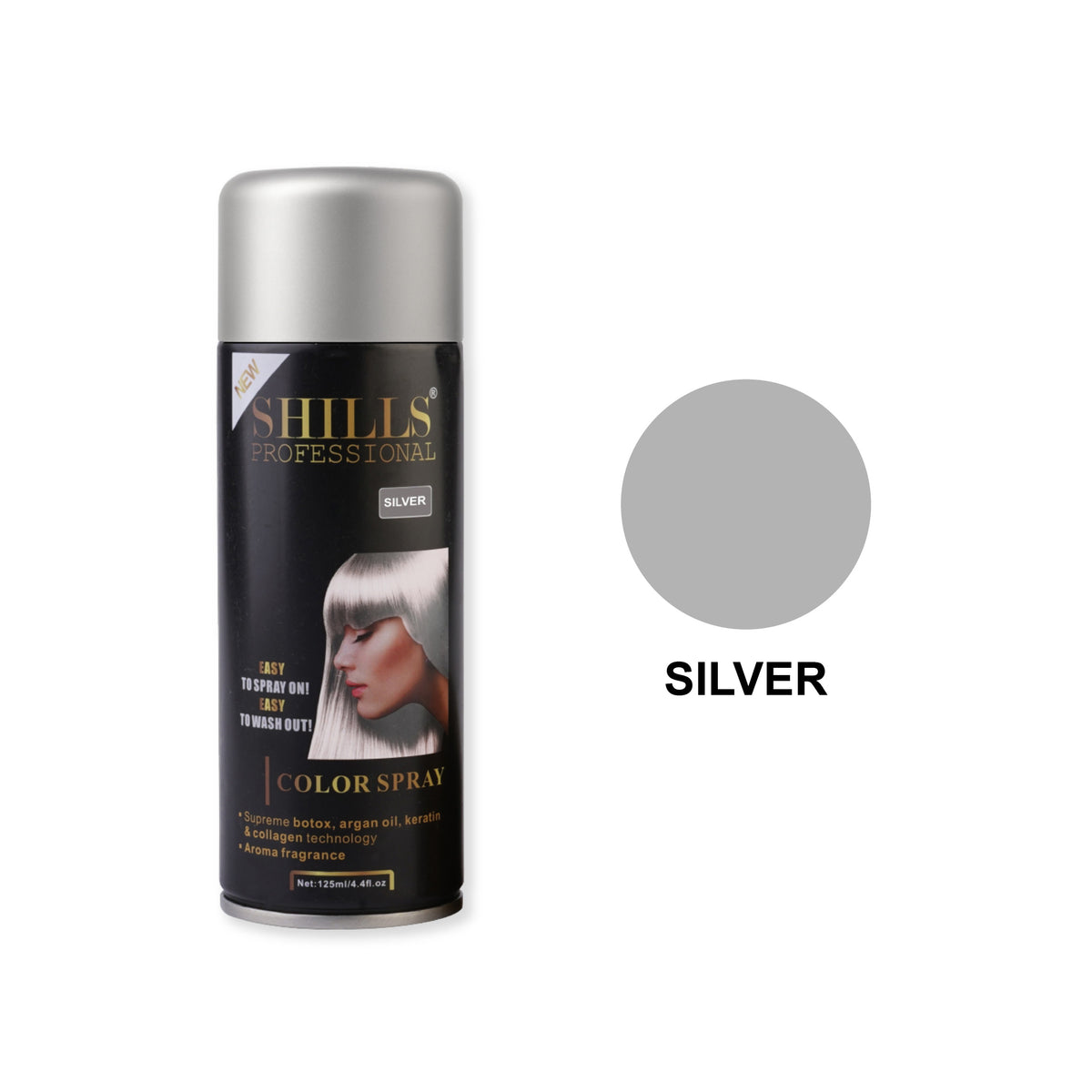 Color Hair Spray - Silver SLR