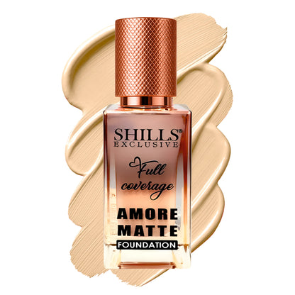 Full Coverage Amore Matte Foundation - Shills Professional