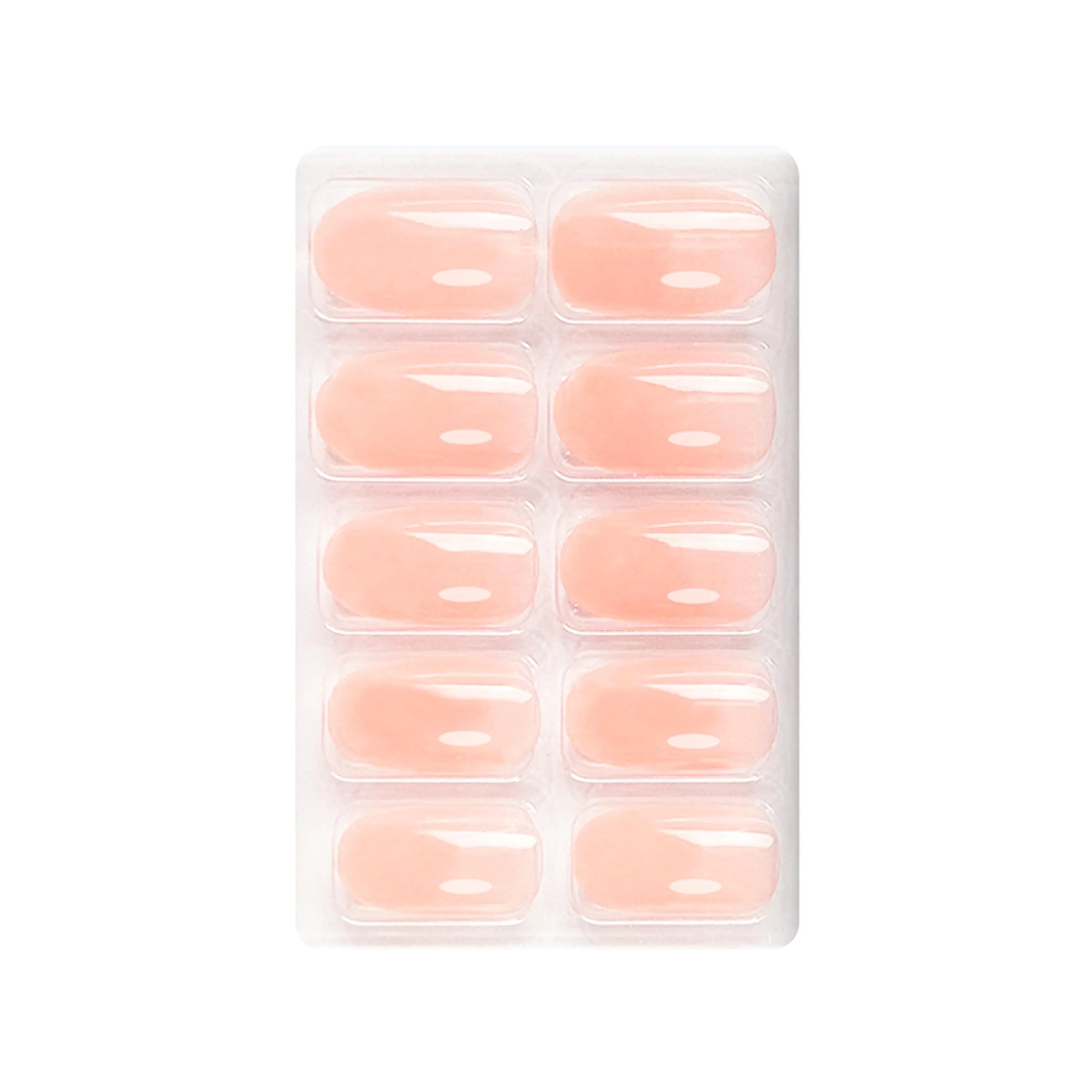 Glossy Solid Color Nails Oval(SPN527-SPN552) - Shills Professional