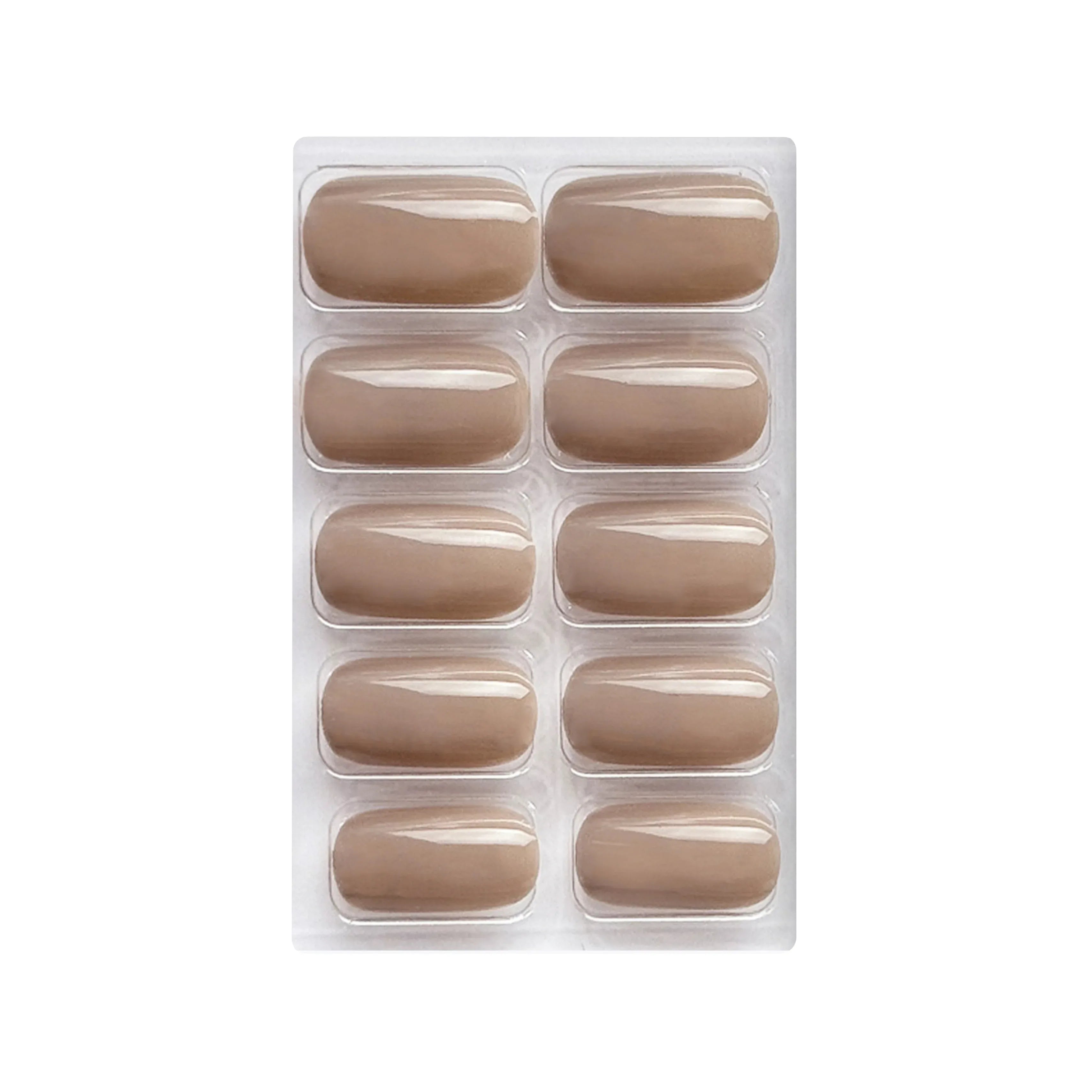 Glossy Solid Color Nails Square(SPN553-SPN578) - Shills Professional