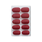 Matte Solid Color Nails Oval(SPN657-SPN666) - Shills Professional