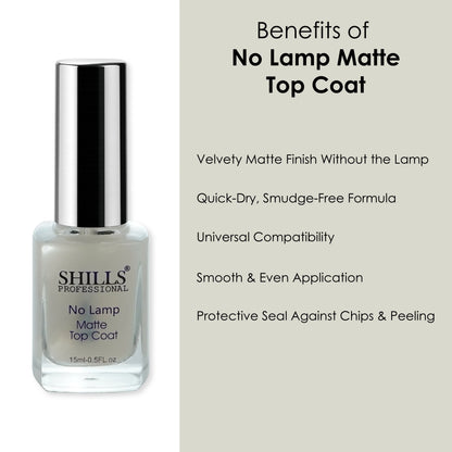 No Lamp Matte Top Coat - Shills Professional