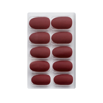 Matte Solid Color Nails Oval(SPN657-SPN666) - Shills Professional