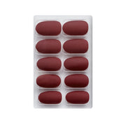 Matte Solid Color Nails Oval(SPN657-SPN666) - Shills Professional