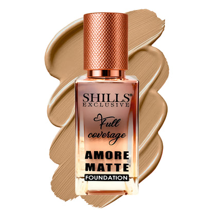 Full Coverage Amore Matte Foundation - Shills Professional