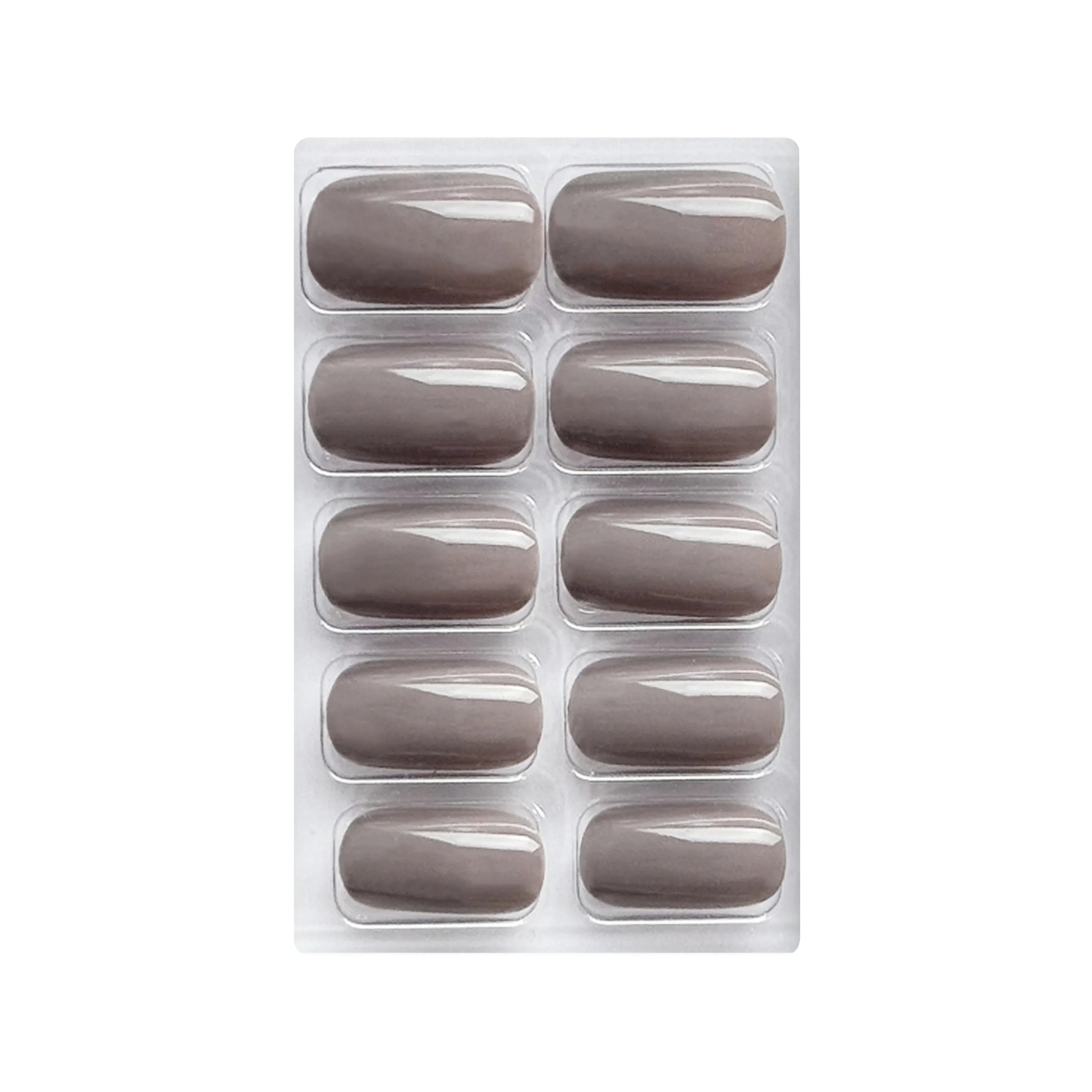 Glossy Solid Color Nails Square(SPN553-SPN578) - Shills Professional