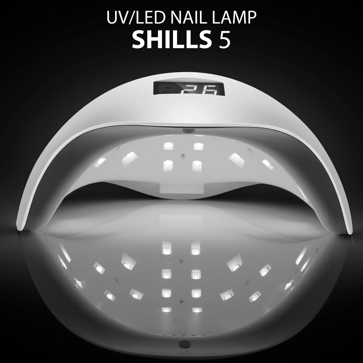 48w Shills 5 Uv/Led Nail Lamp WHT