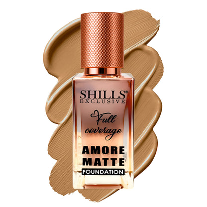 Full Coverage Amore Matte Foundation - Shills Professional
