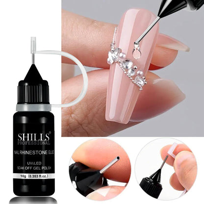 Nail Rhinestone Glue - Shills Professional