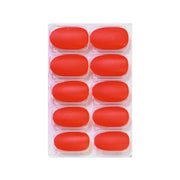 Matte Solid Color Nails Oval(SPN657-SPN666) - Shills Professional