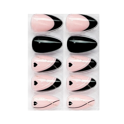 Nail Art Nails Short Almond(SPN687-SPN690) - Shills Professional