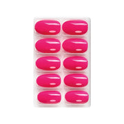 Glossy Solid Color Nails Oval(SPN527-SPN552) - Shills Professional