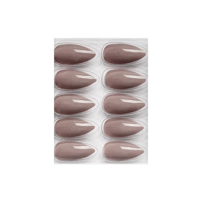 Glossy Solid Color Nails Sharp Almond(SPN631-SPN656) - Shills Professional