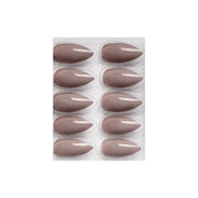 Glossy Solid Color Nails Sharp Almond(SPN631-SPN656) - Shills Professional