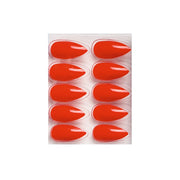 Glossy Solid Color Nails Sharp Almond(SPN631-SPN656) - Shills Professional