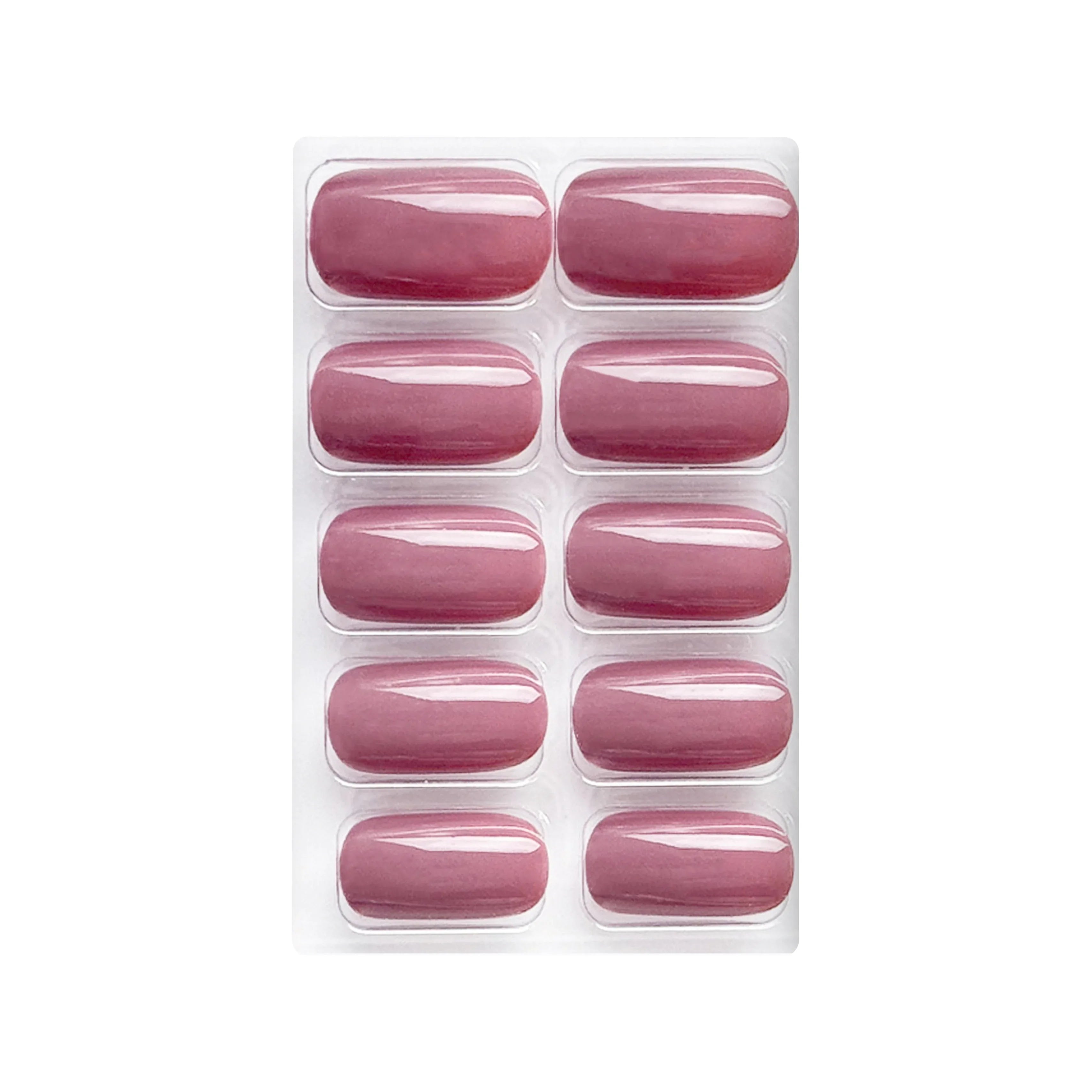 Glossy Solid Color Nails Square(SPN553-SPN578) - Shills Professional