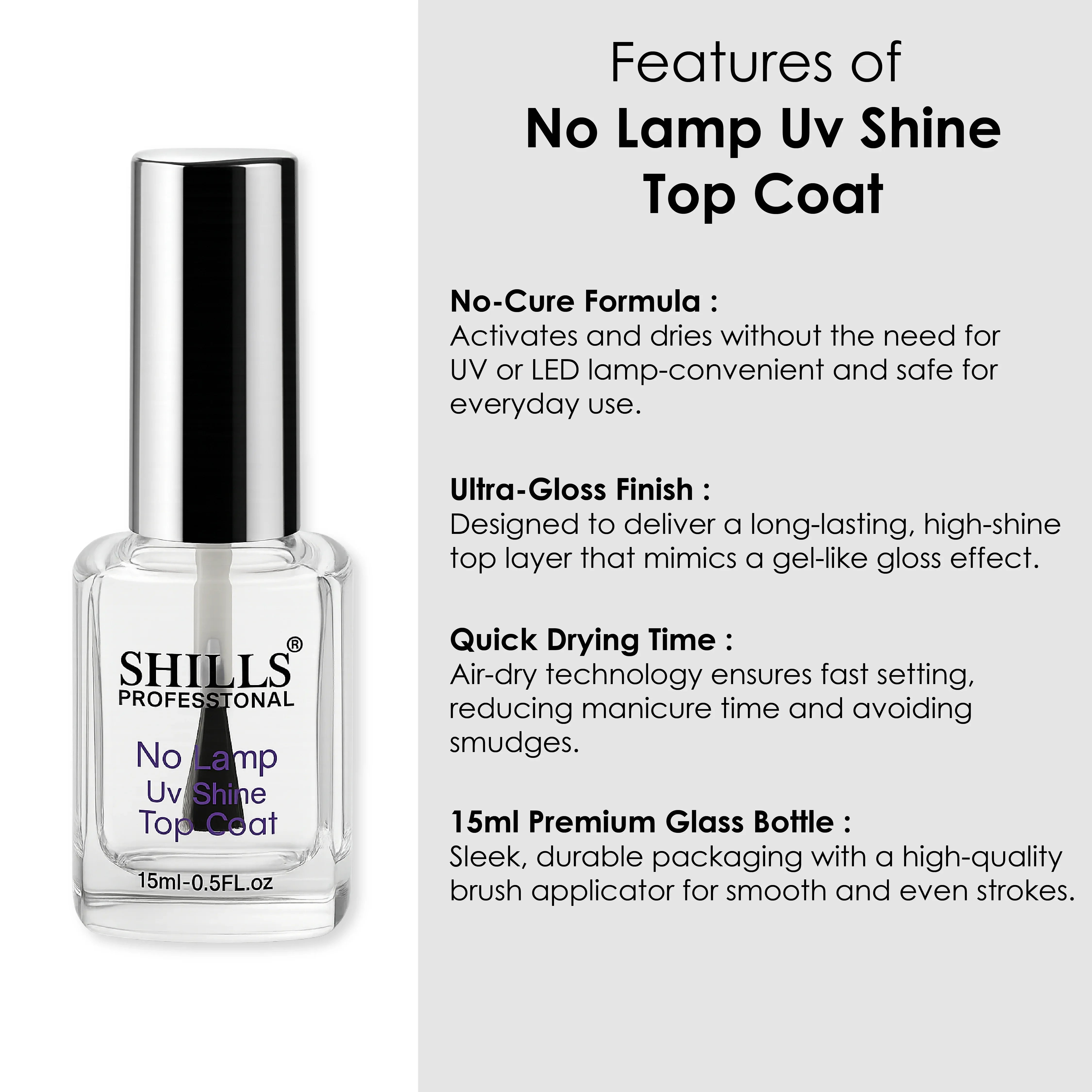 No Lamp Top Coat - Shills Professional