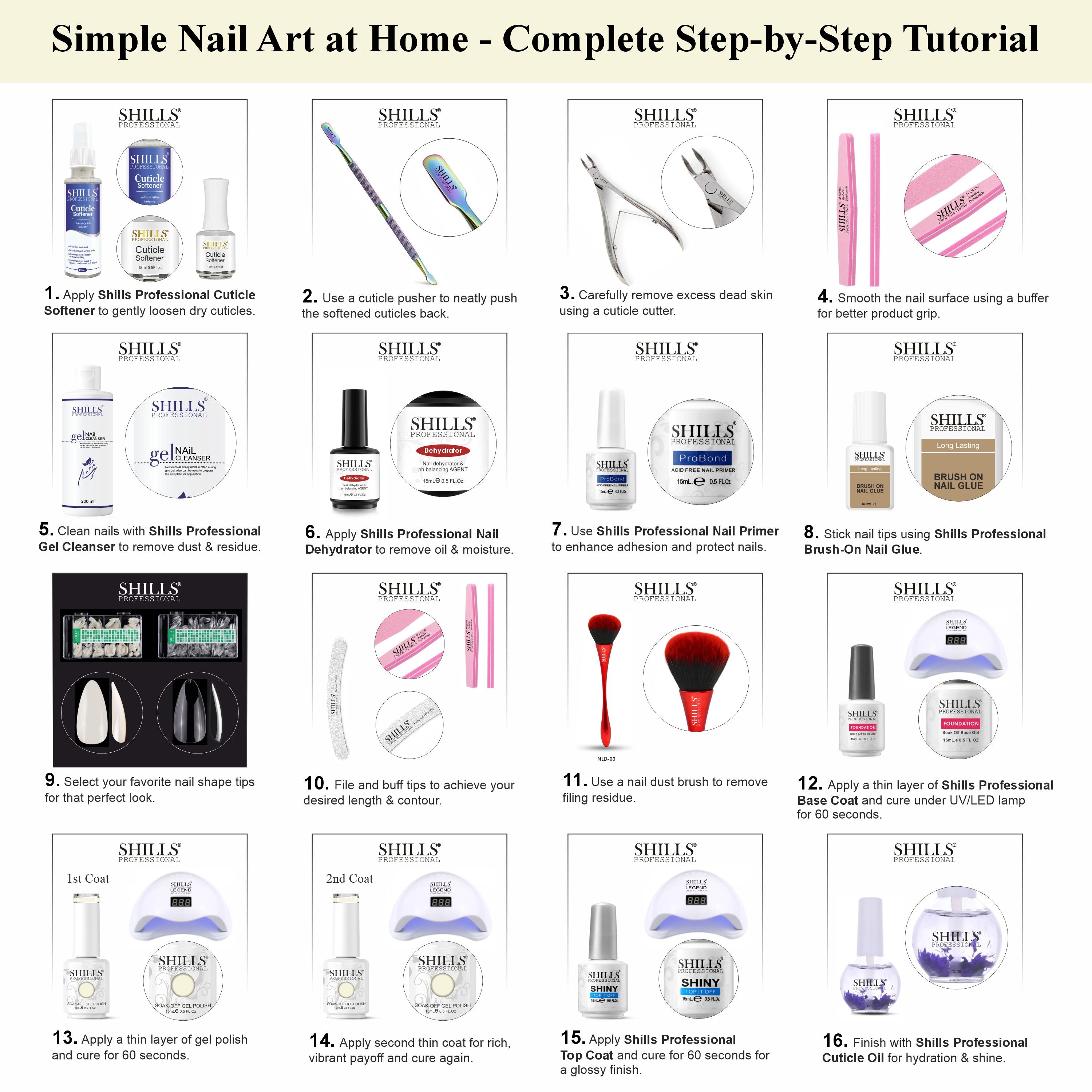 SHILLS PROFESSIONAL UV/LED Pastel Gel Polish 15ml