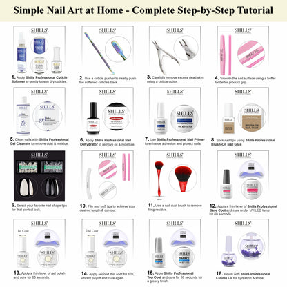 SHILLS PROFESSIONAL UV/LED Pastel Gel Polish 15ml