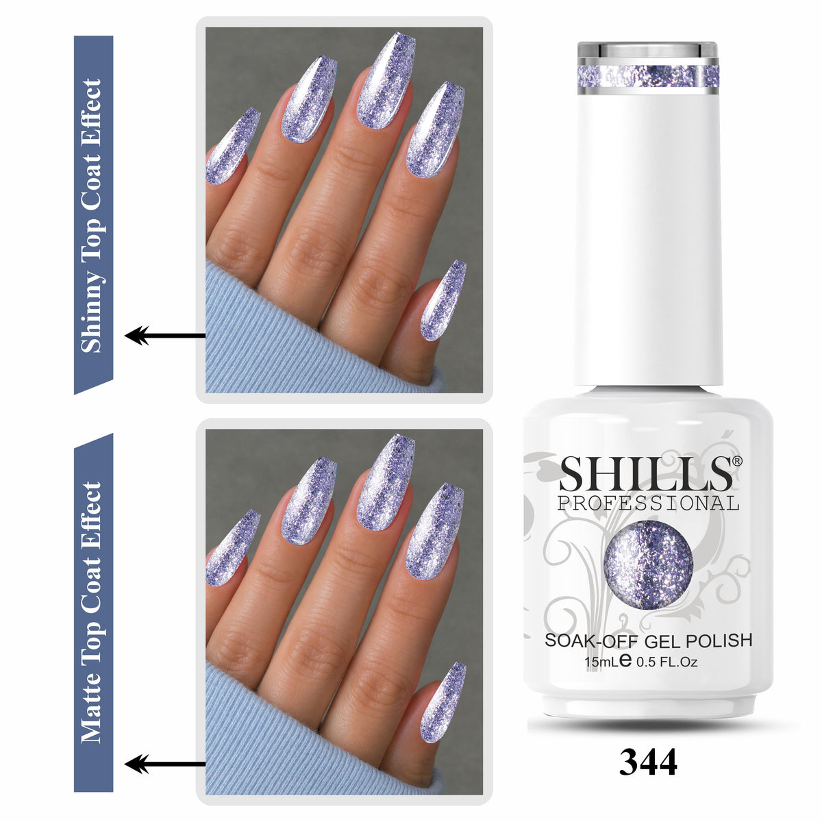 SHILLS PROFESSIONAL UV/LED Luxury Platinum Gel Polish 15ml