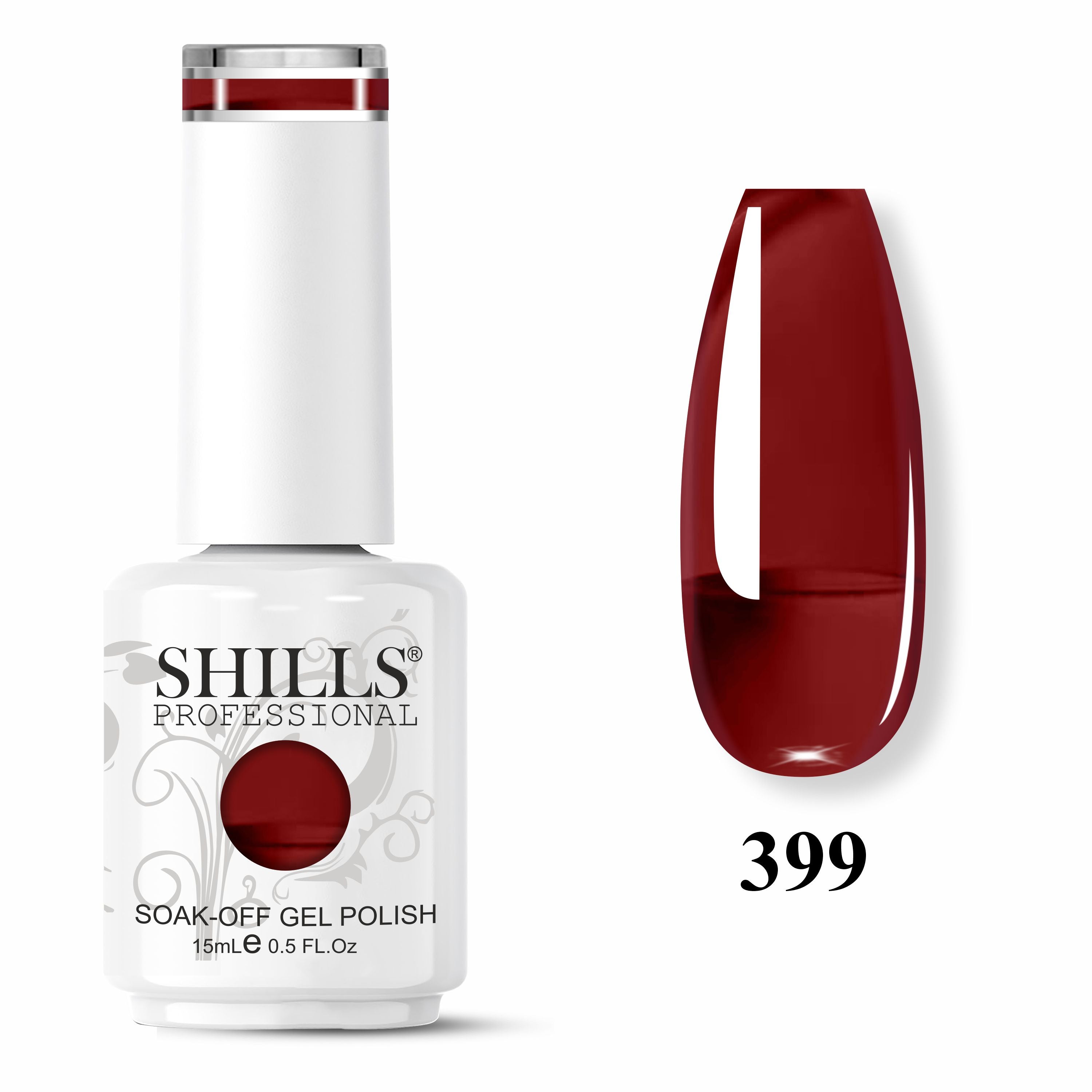 SHILLS PROFESSIONAL UV/LED Red Wine Gel Polish 15ml
