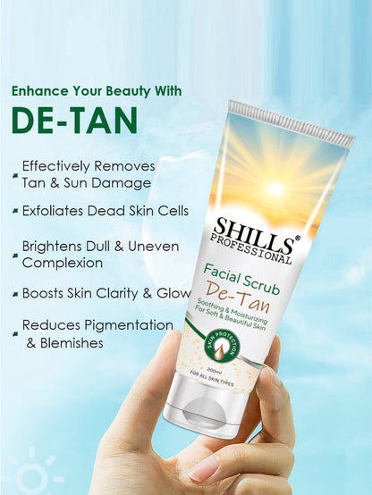 De-Tan Facial Scrub 200ML ORG