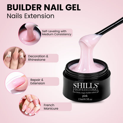 Magic Builder Gel Pink 15ML PNK