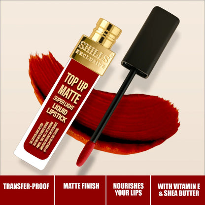 Top Up Matte Lipstick - Shills Professional