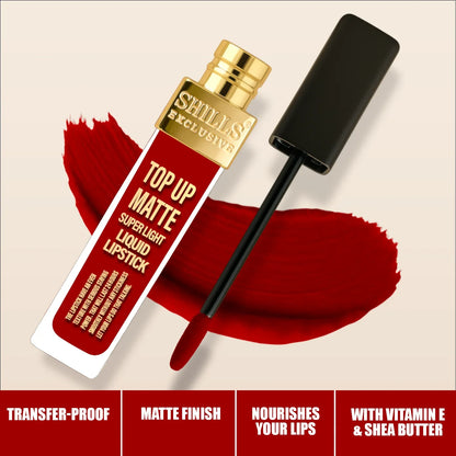 Top Up Matte Lipstick - Shills Professional