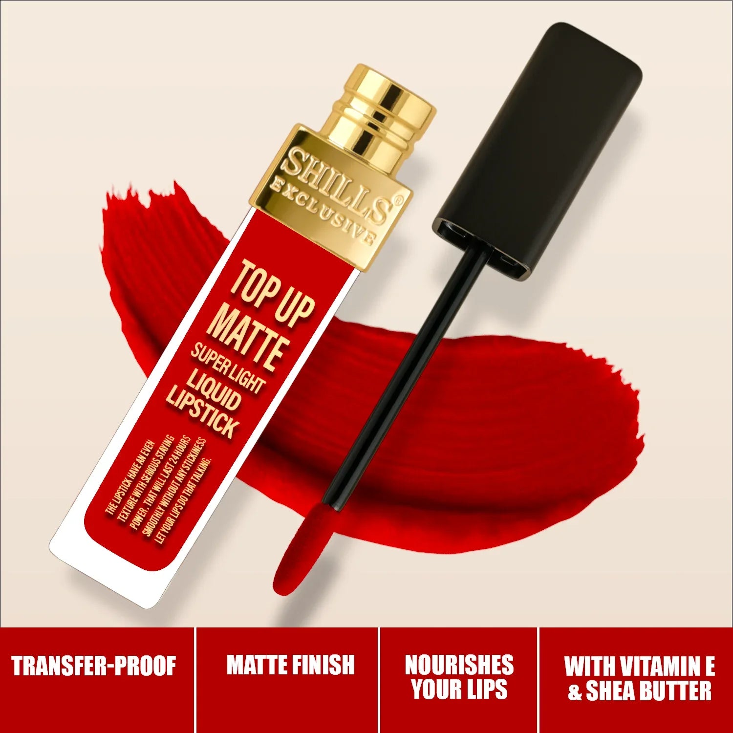 Top Up Matte Lipstick - Shills Professional
