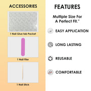 Pure And Nail Art Combo(SPN699-SPN707)