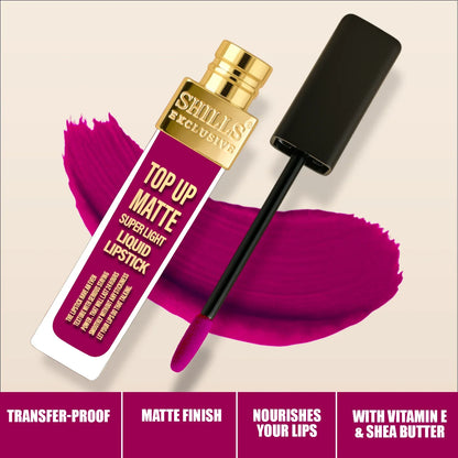 Top Up Matte Lipstick - Shills Professional