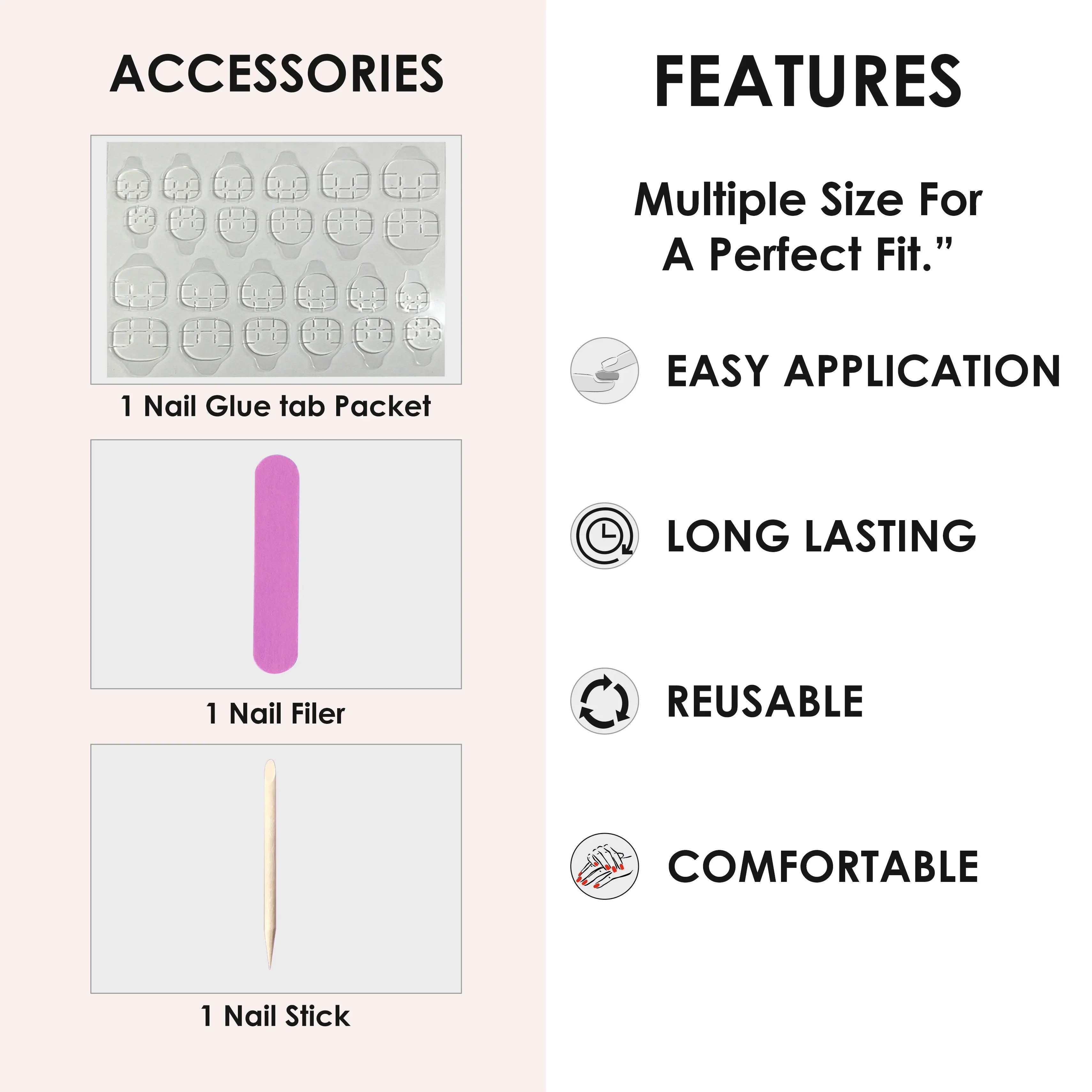 Glossy Solid Color Nails Oval(SPN527-SPN552) - Shills Professional