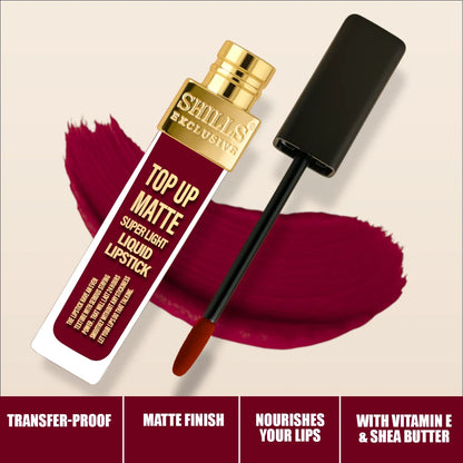 Top Up Matte Lipstick - Shills Professional
