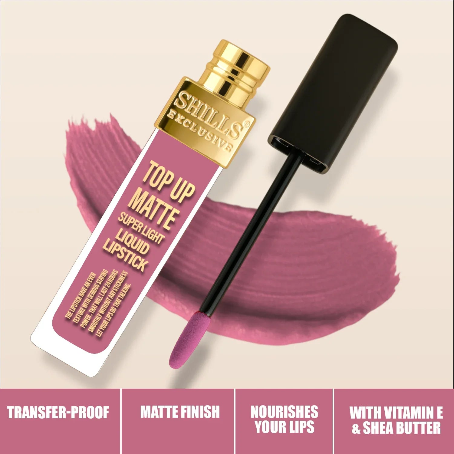 Top Up Matte Lipstick - Shills Professional
