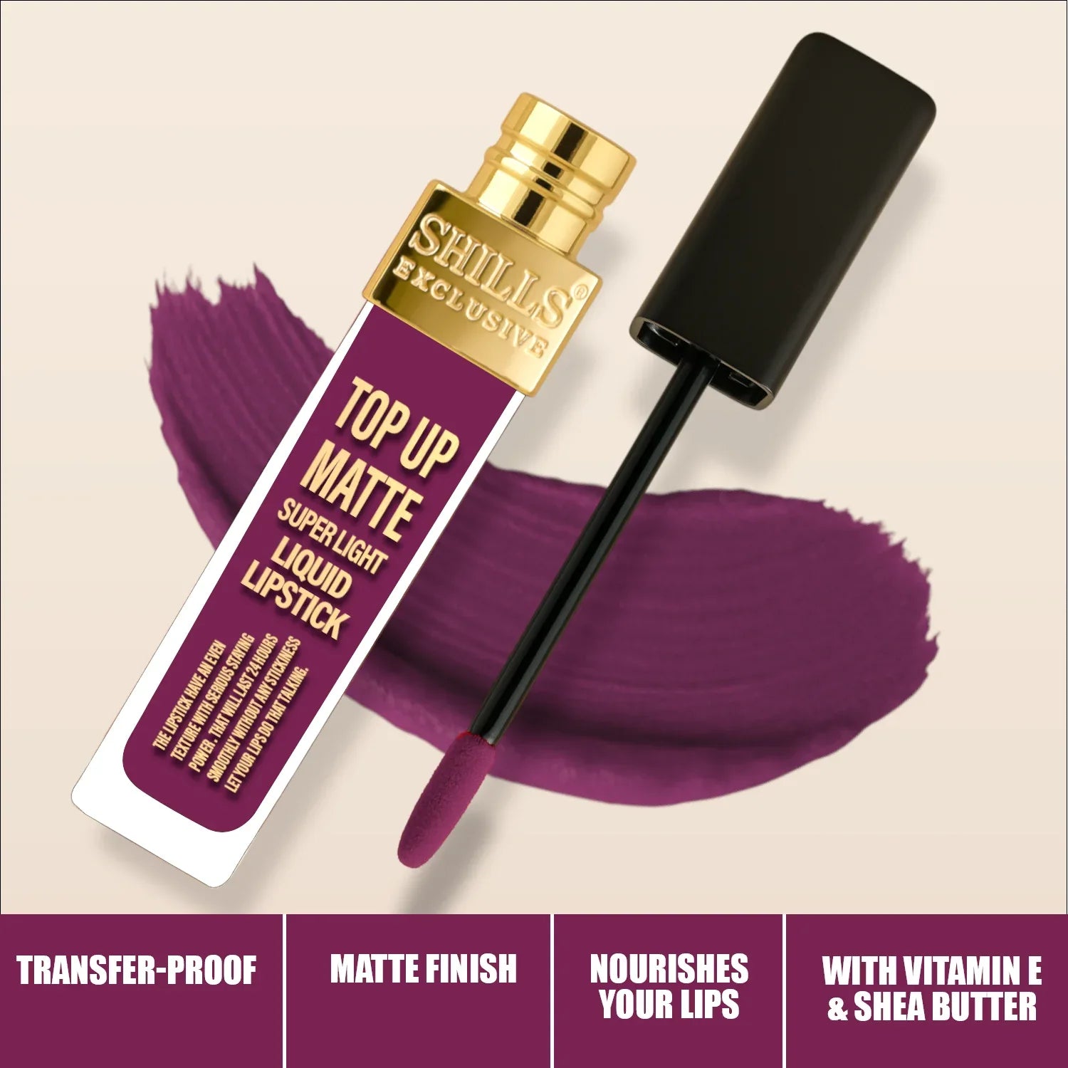 Top Up Matte Lipstick - Shills Professional