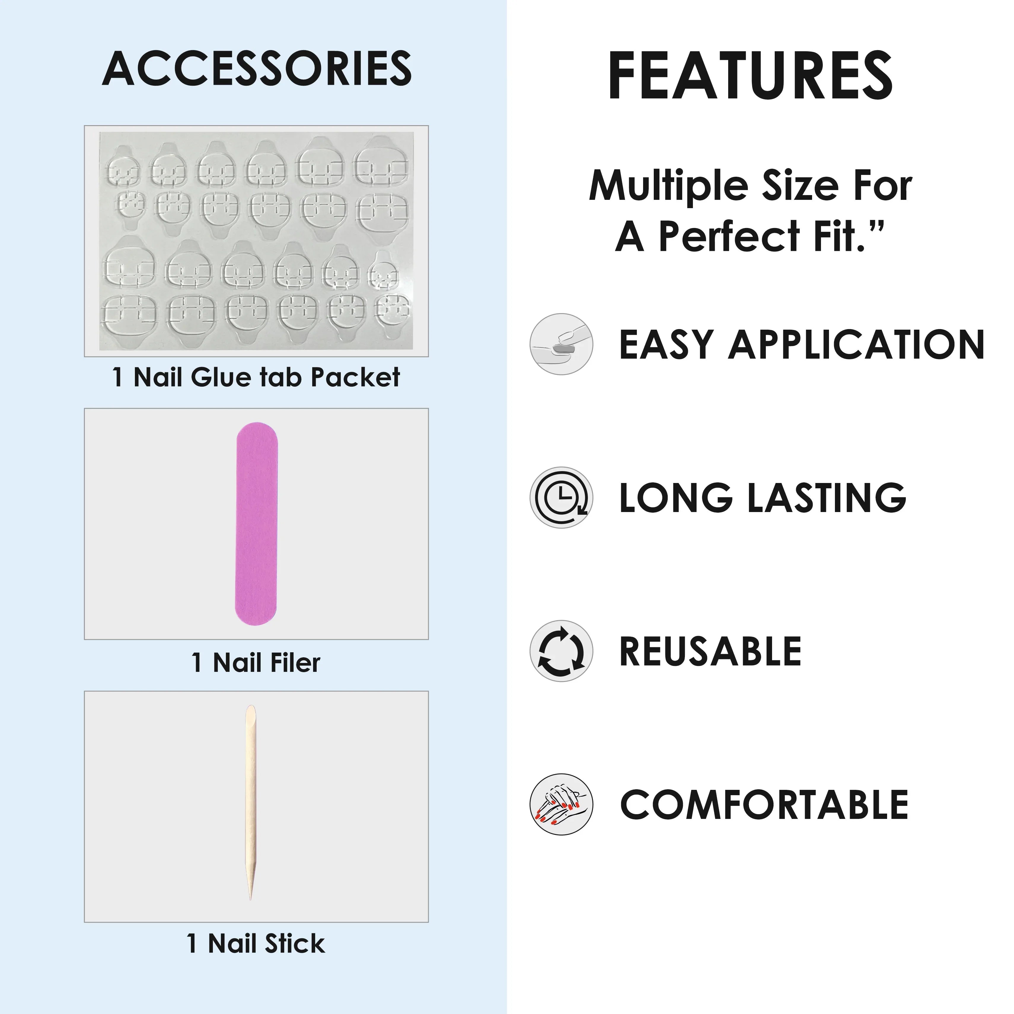 Glossy Solid Color Nails Oval(SPN527-SPN552) - Shills Professional