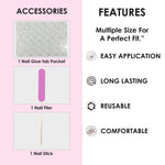 Glossy Solid Color Nails Oval(SPN527-SPN552) - Shills Professional