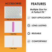 Matte Solid Color Nails Square(SPN677-SPN686) - Shills Professional