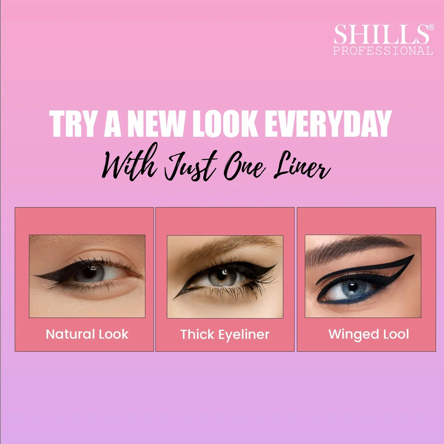 Length & Mega Volume Eyeliner - Shills Professional
