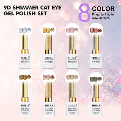 9D Shimmer Cat Eye Gel Polish Set
