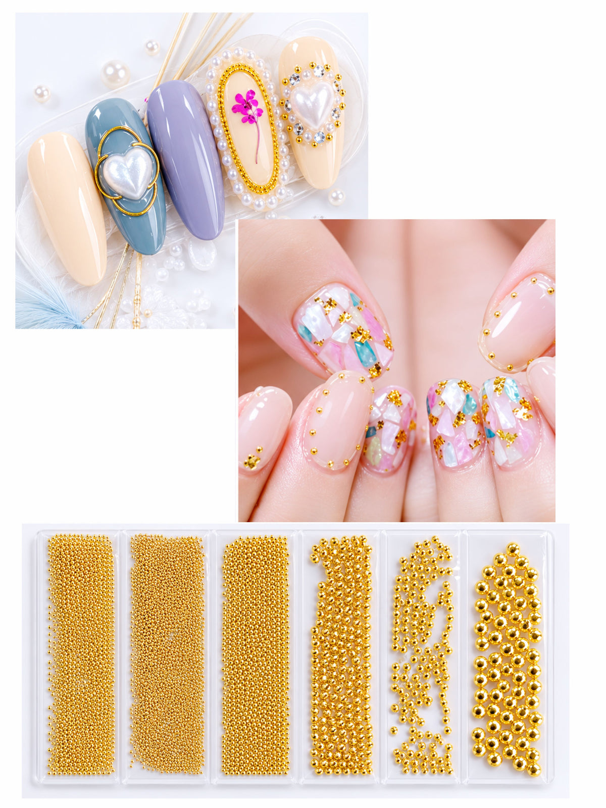 Nail Art Beads SNB-206 MLT
