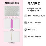 Glossy Solid Color Nails Oval(SPN527-SPN552) - Shills Professional