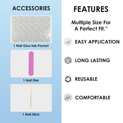 Matte Solid Color Nails Square(SPN667-SPN676) - Shills Professional